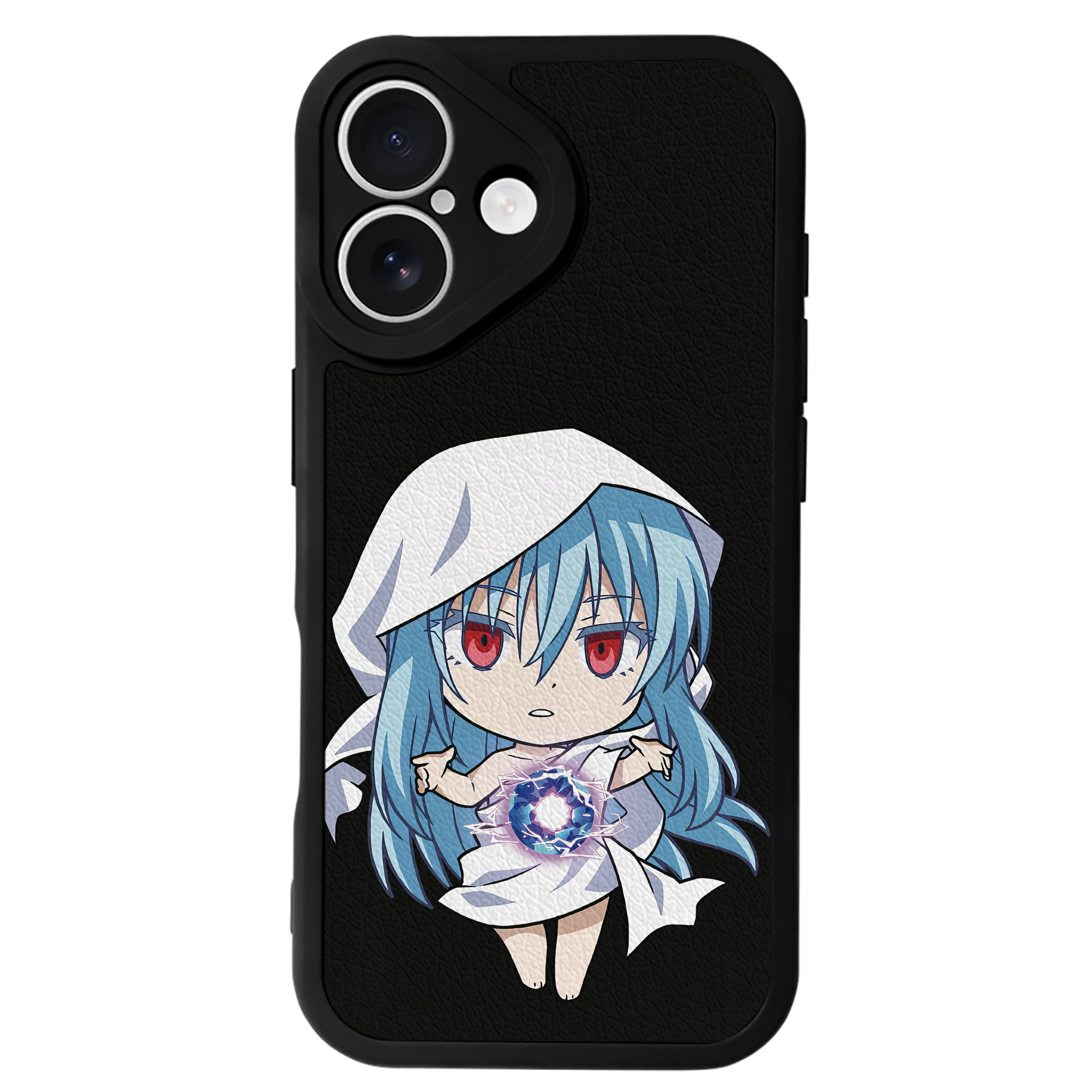 （画像用） 転スラ Regarding Reincarnated to Slime 【iPhone 16シリーズ対応】シリコンスマホケース（レザー調） 材質：シリコン